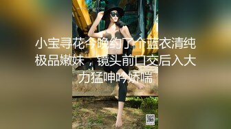 小宝寻花今晚约了个蓝衣清纯极品嫩妹，镜头前口交后入大力猛呻吟娇喘